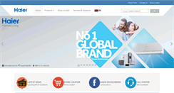 Desktop Screenshot of haier.com.bd